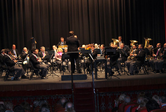 Imagen de un concierto de la Banda Sinfónica Municipal de Huelva.