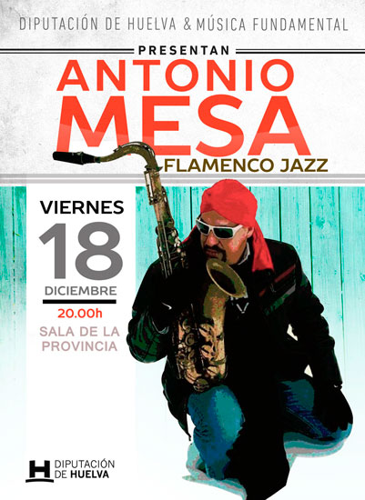 Cartel del concierto de Antonio Mesa.