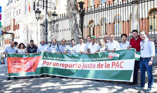 Imagen de la concentración ante el Ministerio de Agricultura en Madrid el pasado 8 de junio.