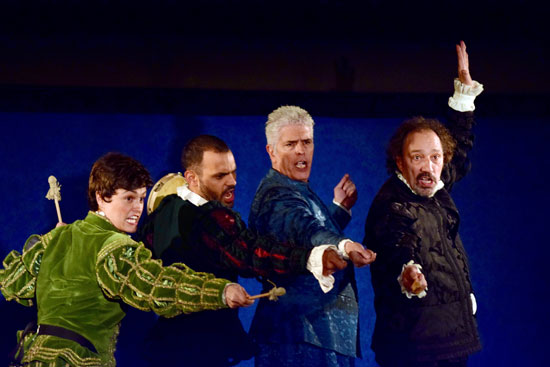 Imagen de la representación de la obra teatral "Miguel Will".
