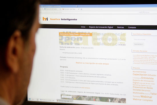 Portal web de Huelva inteligente.